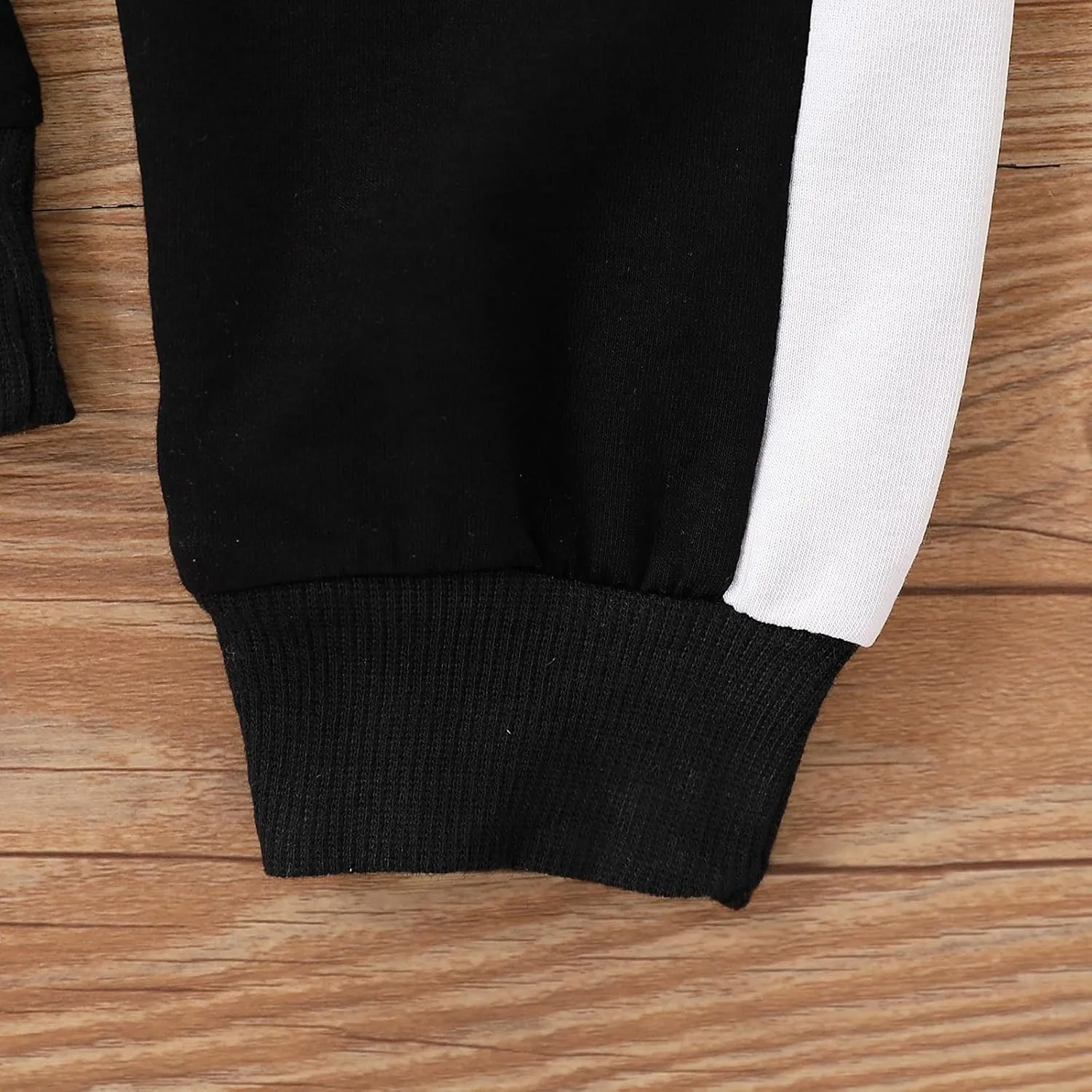 2-6T Toddler Baby Boy Clothes Color Blocking Hoodies   Pants Fall Winter Outfits