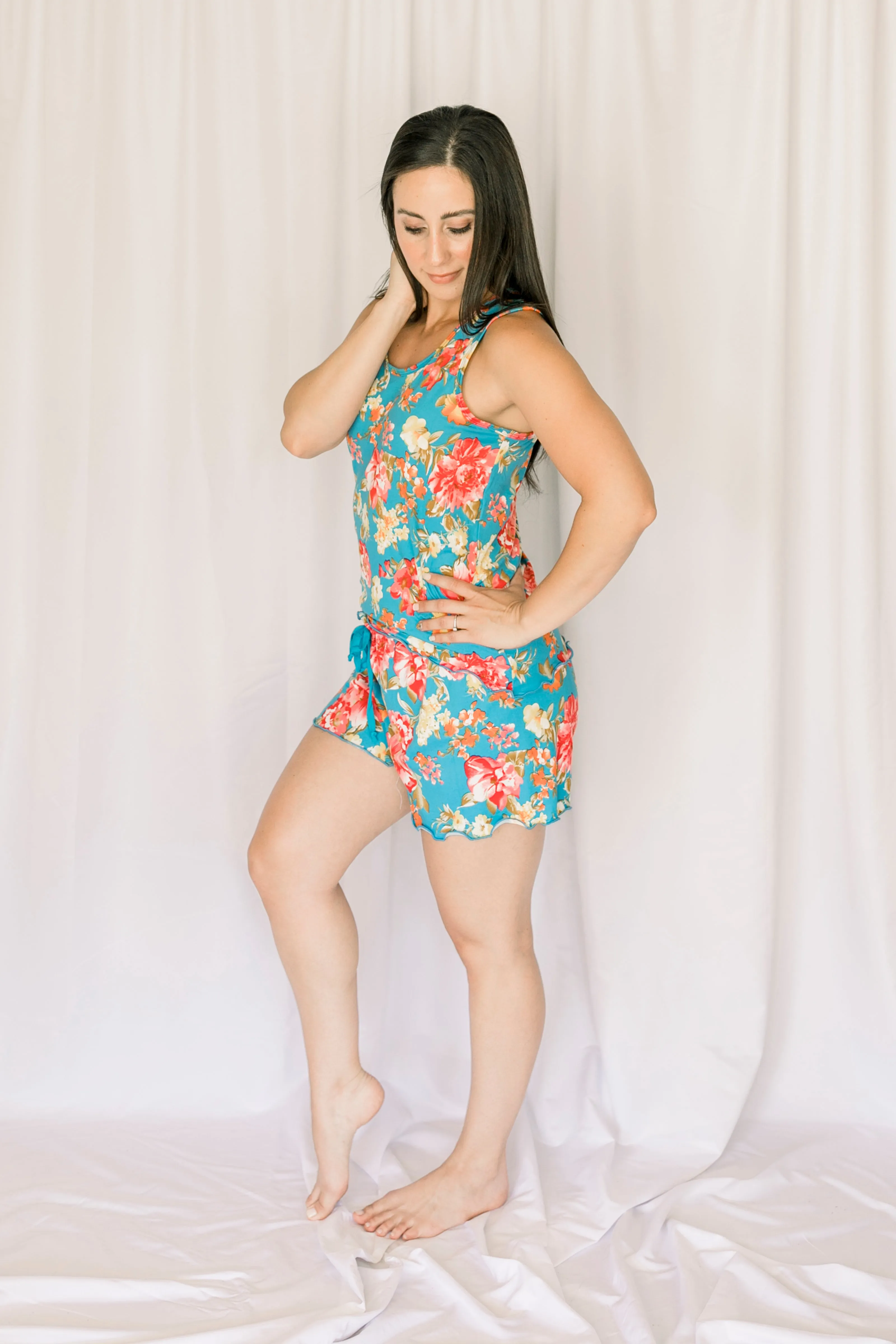 Cozy Bouquet Pajama Boxer Set