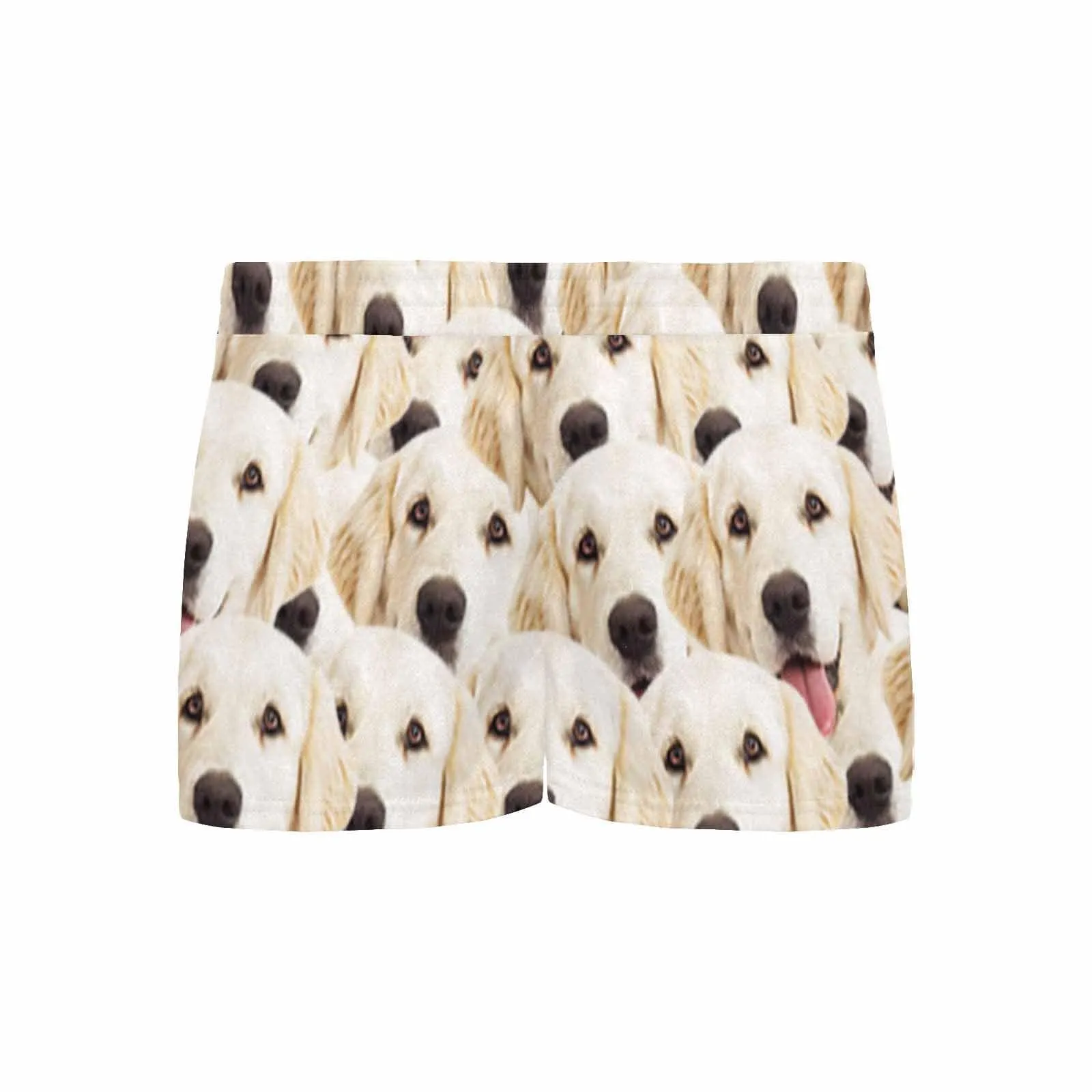 Custom Face Women's Pajama Shorts Personalized Pet Photo Sleepwear Shorts