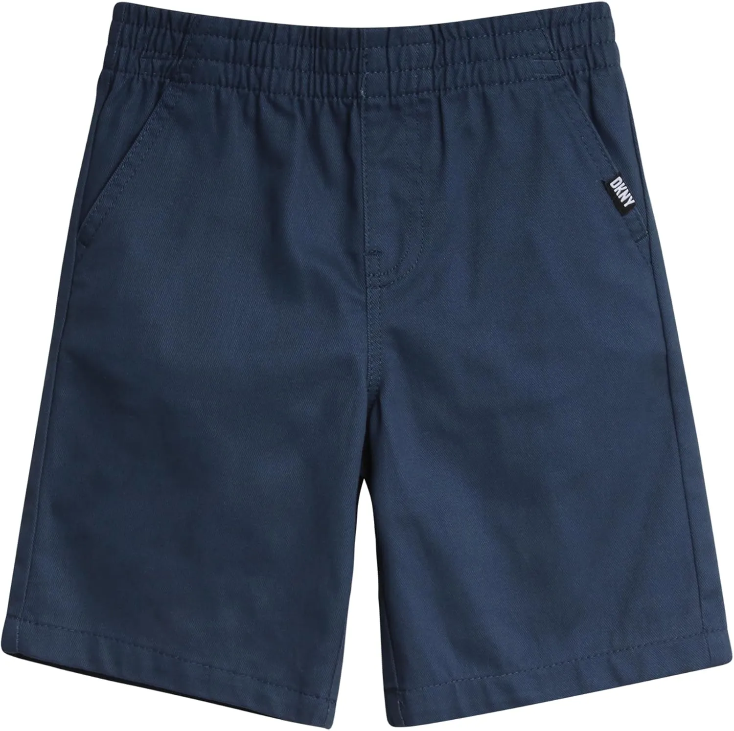 DKNY Boys' Short Set - 3 Piece Short Sleeve Button Down Shirt, Crew Neck T-Shirt, and Twill Shorts for Boys (Sizes: 2T-7)