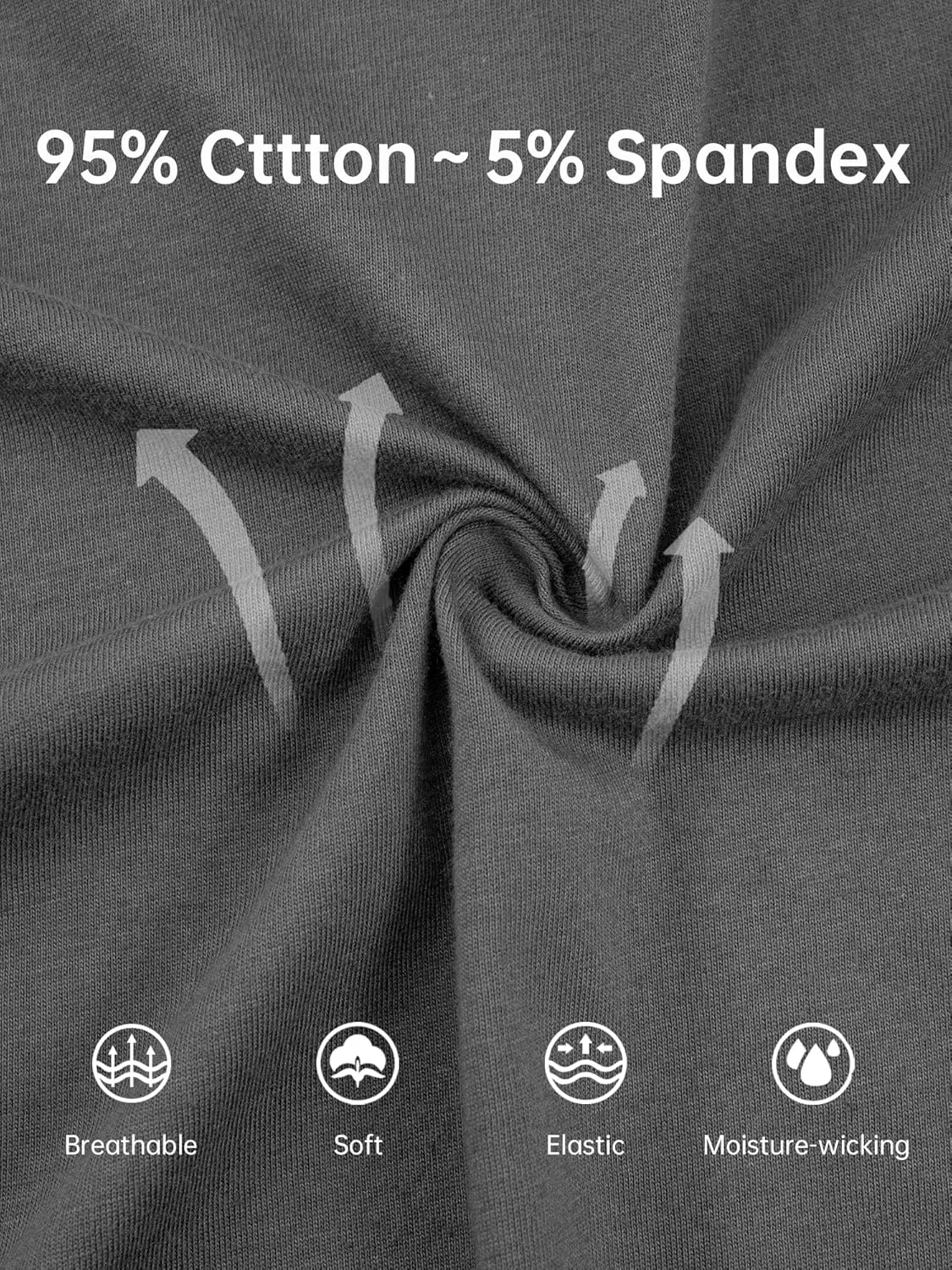 EA'S SECRET Men's 100% Cotton Pajama Bottoms Stretch Waist Soft Drawstring Sleep Lounge Pj Pants with Pockets