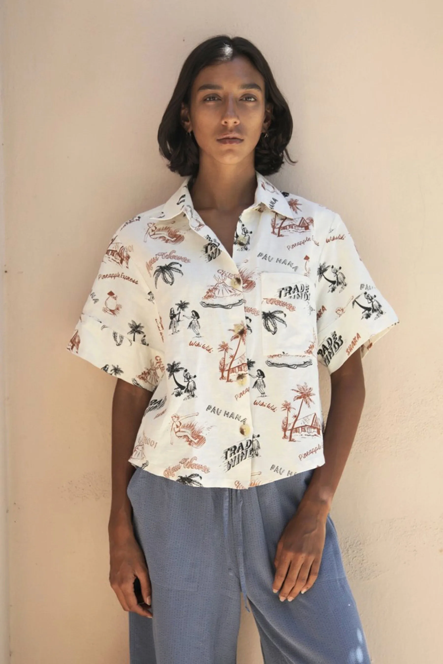 Hawaiian Pajama Top