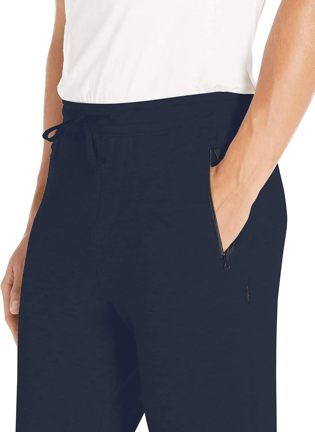 Jockey Men's Active Fleece Jogger Sweatpants with Zip Pockets