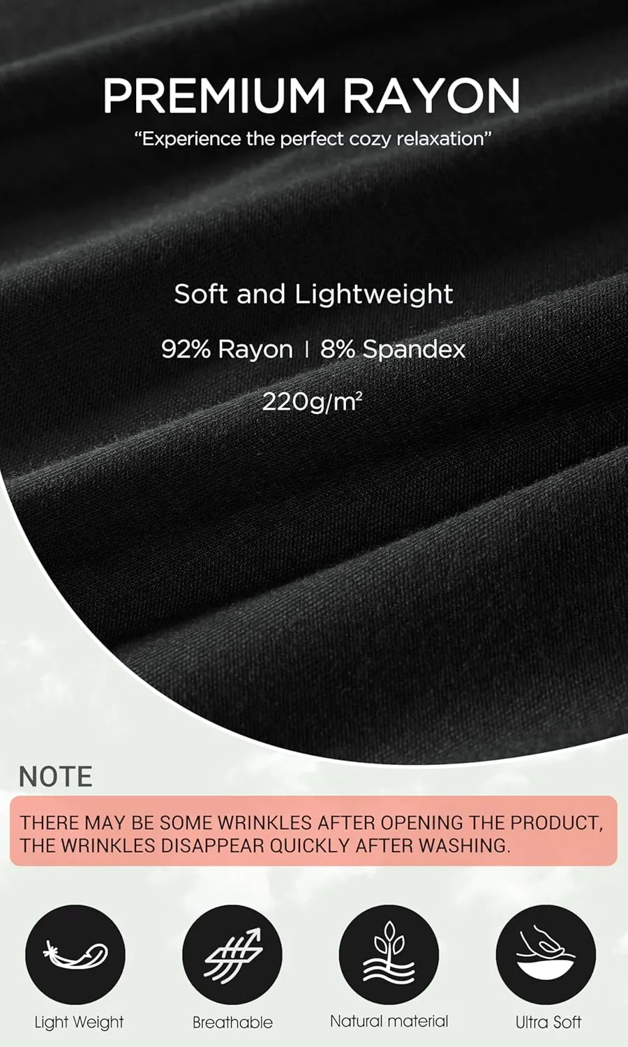 ODODOS Women's Wide Leg Palazzo Lounge Pants with Pockets Light Weight Loose Comfy Casual Pajama Pants-26/28/30"/32" Inseam