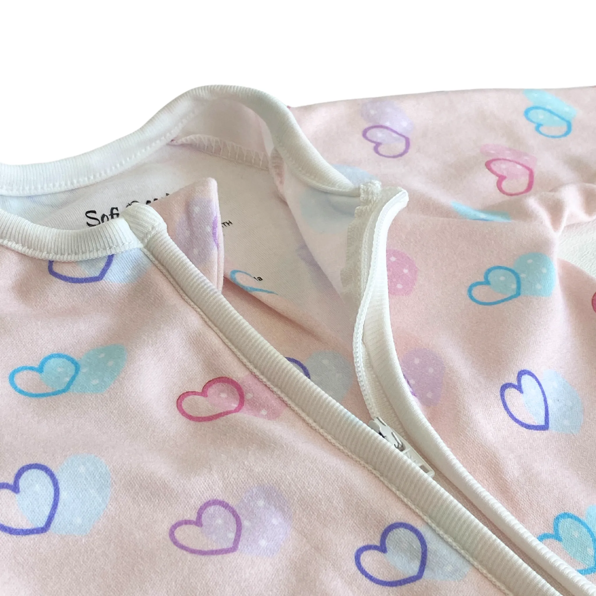 Organic Cotton Convertible Pajama Hearts