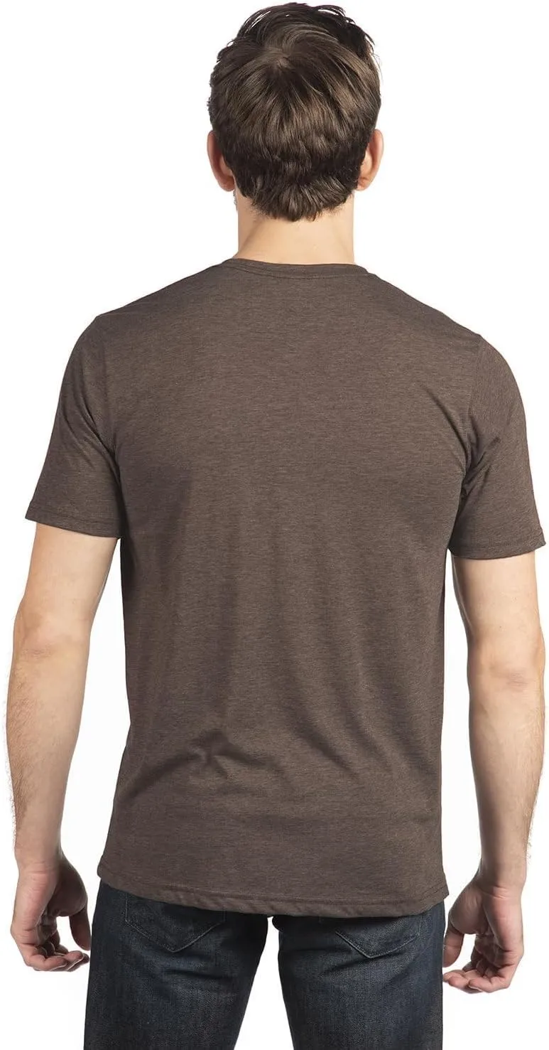 The Next Level Mens Triblend Long-Sleeve Henley (6072)