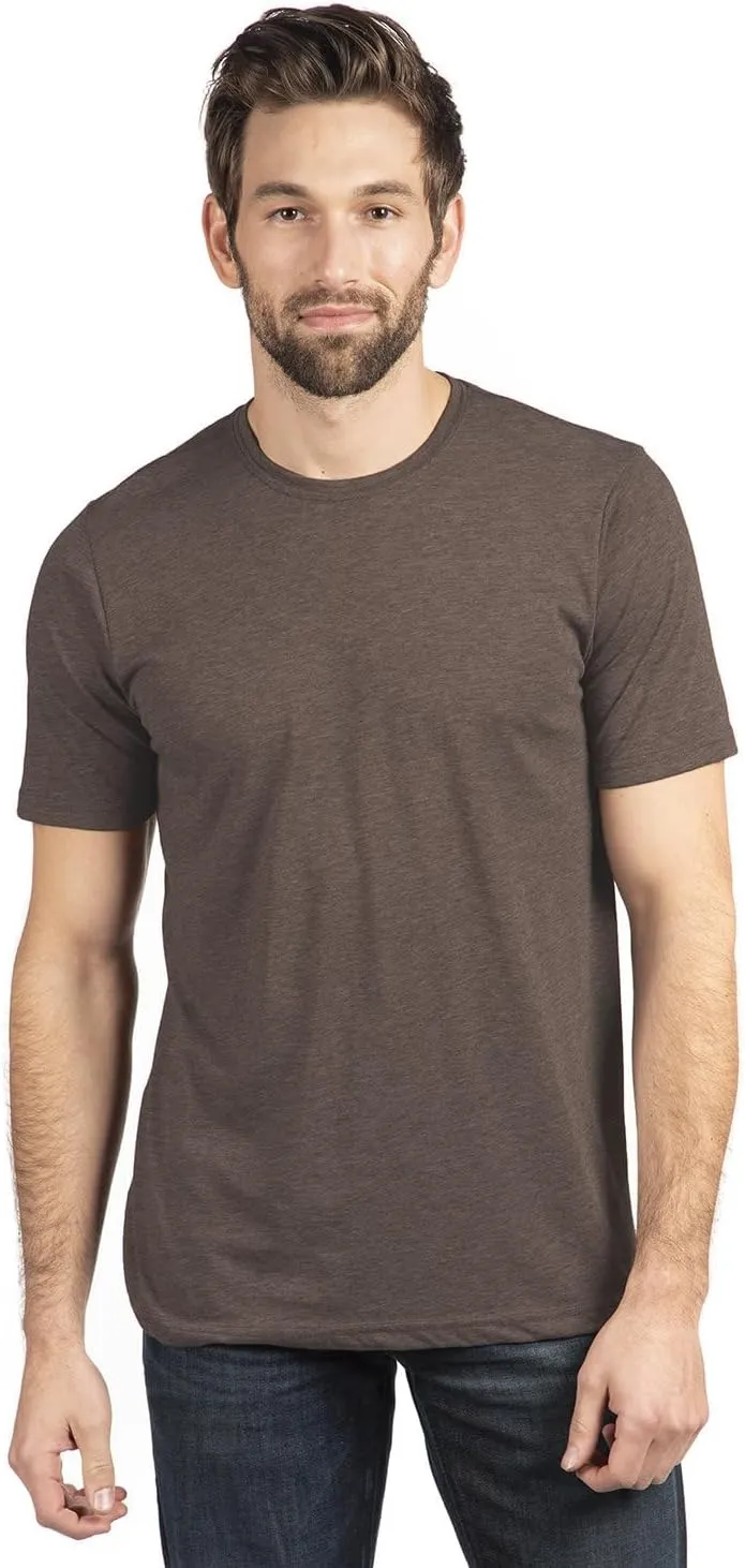 The Next Level Mens Triblend Long-Sleeve Henley (6072)