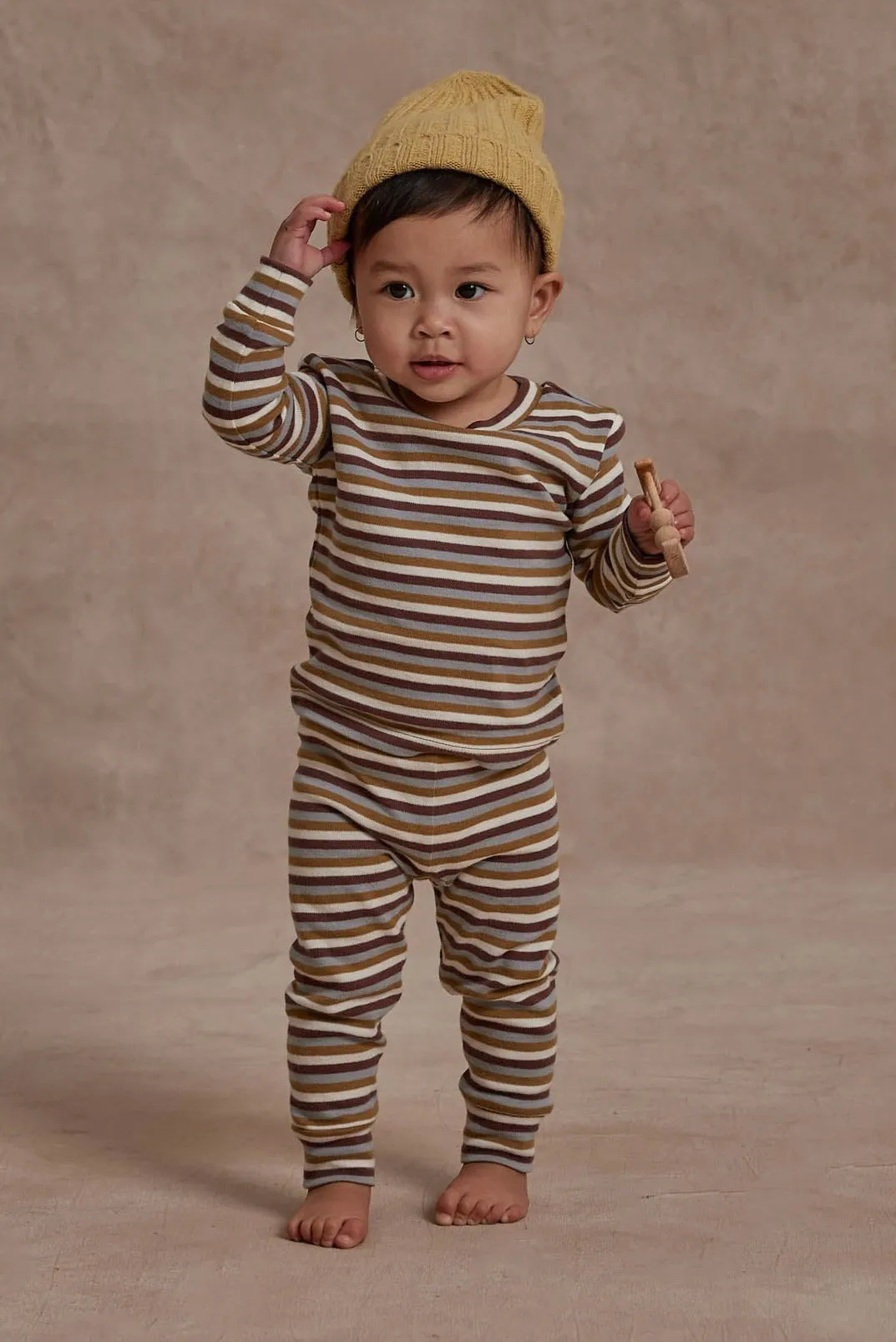 The Pajama Set by Rylee & Cru - Multi Stripe - BABY