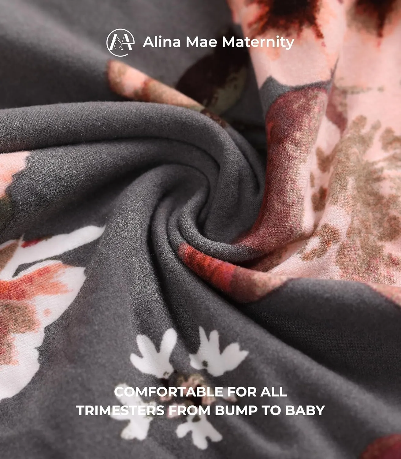 Women Maternity Pajama Pant Stretchy Comfy Wide Soft Palazzo Elastic Pregnancy Lounge Casual PJs