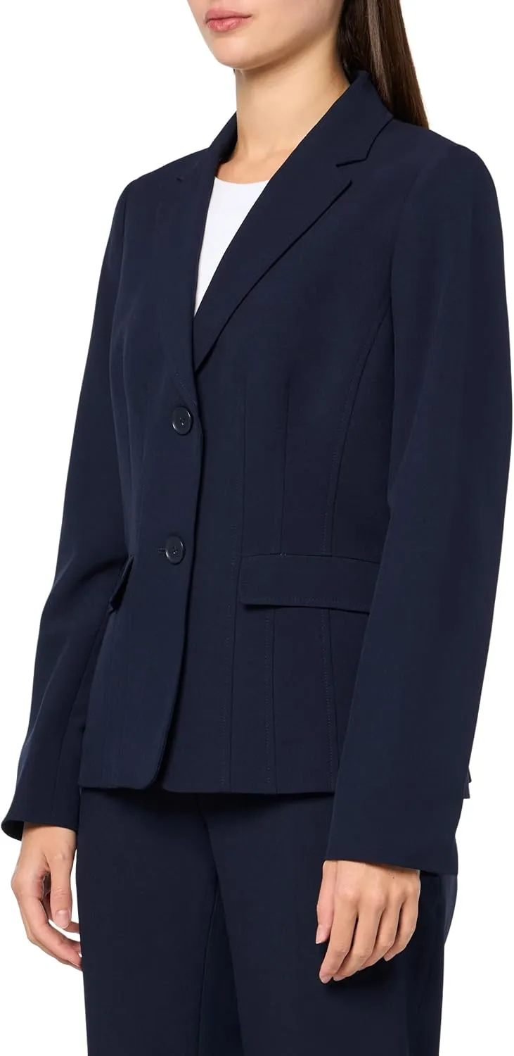 Women's Two Button Blazer & Pant, 2pc Set